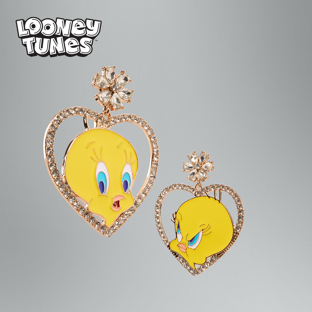 Tweetyearrings Women's Yellow Earrings image number 0